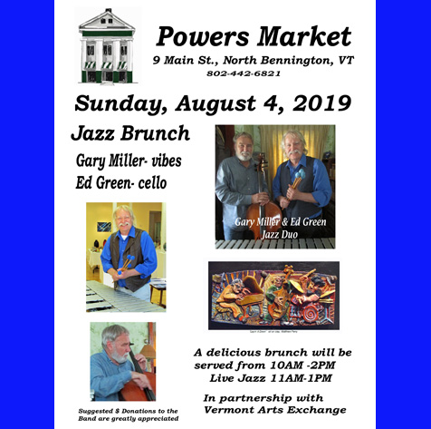 Gary Miller, vibes & Ed Green, cello -Jazz at Powers Market
