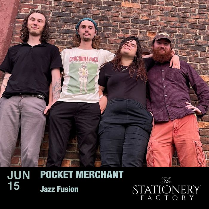 Pocket Merchant Jazz Fusion at The Stationery Factory